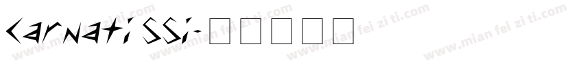 Carnati SSi字体转换